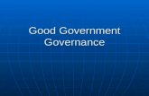 Good Government Governance