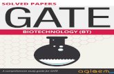 GATE Solved Question Papers for Bio Technology [BT] by AglaSem.Com