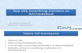 Top IAS Coaching Centers in Ahmedabad.ppt