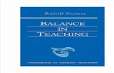 Balance in Teaching , Rudolf Steiner