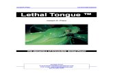 Lethal Tongue - Joseph Plazo