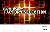 Kontakt Factory Selection Manual English