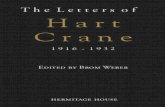 Hart Crane, Letters of Hart Crane, 1916-1932