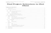 ECSE 489 - Java Chat Client - Project Report