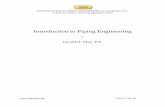 Introduction to Piping Engineer