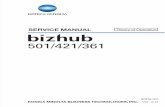 Konica-Minolta Bizhub 361, BizHub 421, Bizhub 501 Theory of Operation Service Manual