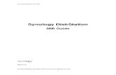 NAS Synology DS213j - Synology DiskStation MIB Guide Enu 20110725