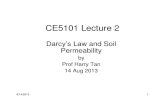CE5101 Lecture 2 - Darcy Law and Soil Permeability (14 AUG 2013)