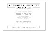 1912 Debate Russell vs White