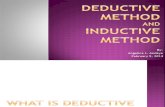 Deductive & Inductive Method