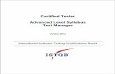 Certified Tester Advanced Level - International Software Testing