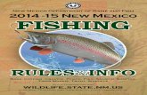 New Mexico Department of Game and Fish's Fishing Rules Info Book 2014-2015