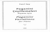 Fazil Say - Paganini Variations