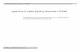 UTRAN Complete Signaling Sequences