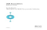 IAR 78K0 Assembler Reference