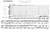 Dvorak - Te Deum - Vocal Score & Piano