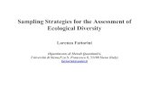 Sampling Strategies for the Assessment of  Ecological Diversity