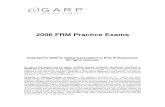 2006 FRM Practice Exam