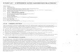 Public Administration Unit-37 Citizen and Administration