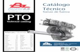 PTO catalog from Bezares SA - Catalogo de tomas de fuerza de Bezares SA