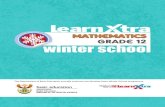 Learn Xtra Winter School Gr12 Maths P2 Learner Guide