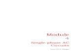 Module 4 Single Phase AC Circuits