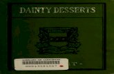 Dainty Desserts - A Large Collection of Recipes for Delicious Sweets and Dainties (1922)