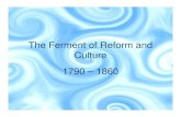 15 - The Ferment of Reform and Culture, 1790 - 1860