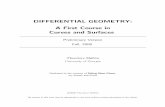 Shifrin T. Differential Geometry a First Course in Curves and Surfaces 2008