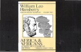 Africa Africans as Seen by Classical Writers William Leo Hansberry