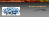 Ch. 7 (Homeostasis-osmoregulation, Endocrine, Temperature)