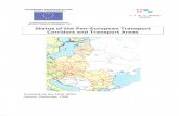 Status of the Pan-European Transport Corr·dors and Transpo t reas - A4030
