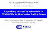 Success of STAR-CCM+ Application in the Design Process of Modern Gas Turbine 0