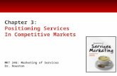 Services Marketing MKT 346 Chap 3 Concepts