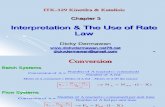 3-Interpretation & the Use of Rate Law