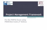 PMP Project Management Framework Fifth Edition