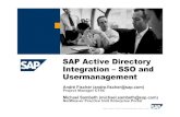 SAP Active Directory Integration of SSO and User Management_SAP