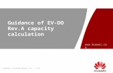 Guidance of Capacity Calculation in EV-DO Rev.A
