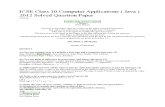 ICSE Class 10 Computer Applications