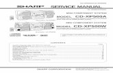 Xp500 Manual de Servicio Minicomponente Sharp
