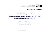 ACCA P4 Class Notes June 2011 Version 3 FINAL 4th Feb 2011