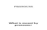 Materi English Pronouns