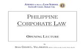 Corporation Law - Dean Cesar L. Villanueva
