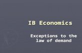 Exceptions to the Law of Demand-8