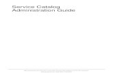 Service Catalog Management admin guide