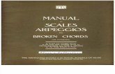 piano - exercício - manual de escalas, arpejos - broken chords