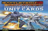 Battletech Quickstrike Alpha Strike Cards - 35661-Q-S Cards TRO 3039