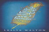 The Strange and Beautiful Sorrows of Ava Lavender by Leslye Walton - prologue