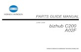 Bizhub c200 Parts A02F