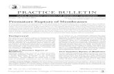 Practice Bulletins No. 139 - Premature Rupture of Membranes.